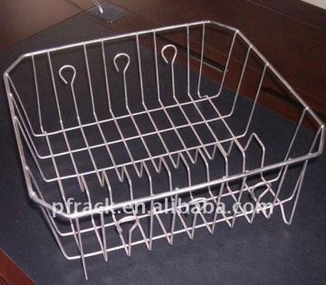 Wire kitchen sink basket