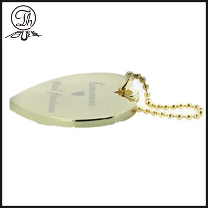 Ball chain Heart bag charm for charm bracelets