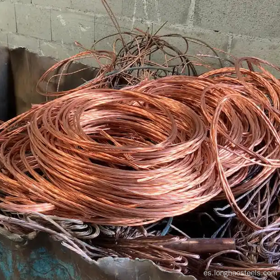 Chatarra de cobre metal alambre