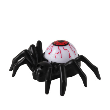 Halloween Candle Lantern: Pumpkin Arachnid LED Nightlight