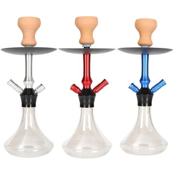 Factory Mix Color Portable Shisha Set: Small Mini Hookah with Glass Ceramic Bowl