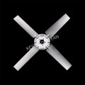 4 Blade Axial Fan Imppell para compressor de ar