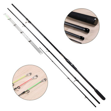 Ultralight Carbon Fiber Feeder Rods: 3.6m to 12ft, 3 Sections, with Fishing Tips