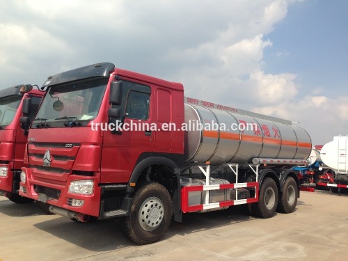 Sinotruck HOWO 20m3 6*4 oil Tank Truck tanker truck price