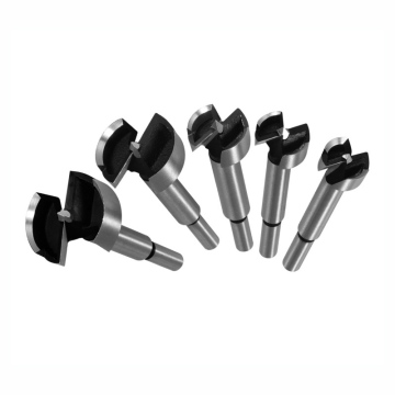 5-Piece High Carbon Steel Forstner Drill Bit Set for Woodworking and Carpentry