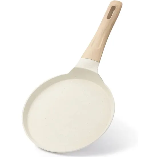 Crepe Pan with long handle Crepe Pan Pancake Round Griddle Die Cast Crepe Pan