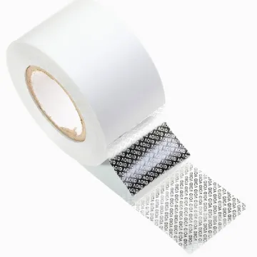 Tamper evident VOID paper Security VOID Paper for Package Integrity