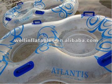 inflatable floating water tube/ water slide tube for sale