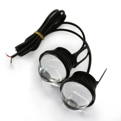 Eagle Eye LED Light Set 12V DRL Daytime Running Tail Lights 6000K White for Car & Motorcycle