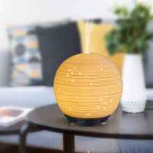 100ml Bola Keramik 7 LED Warna Ultrasonic Aroma Diffuser