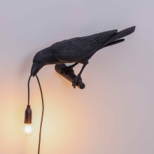 Italian Seletti Bird wall Lamp LED Animal Raven lamp Furniture wall Light Wall Sconce Living Room Bedroom Bedside home decor