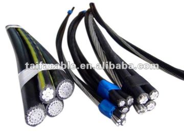 China ISO Approval ABC With PE Insulation Only Cable Aerial Bounded Cable