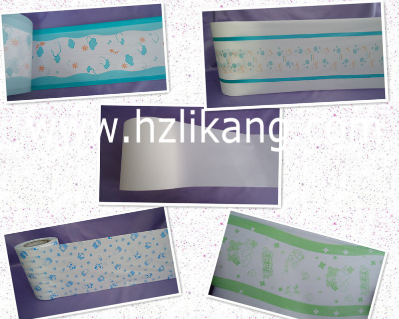 Breathable PE Film for Diapers Back Sheet with Beautiful Printing Design