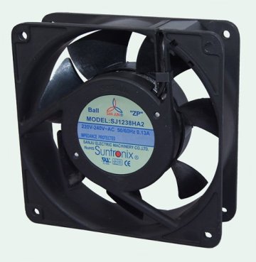 120x120x38mm Ac Axial Fans, 7 Blade Ball Or Sleeve Bearing Small Cooling Fans 120v Sj1238ha2