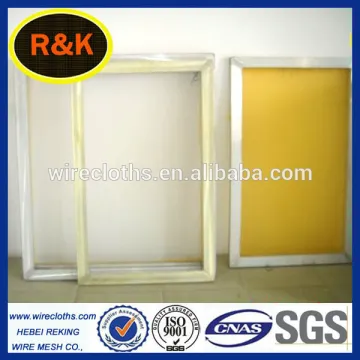 Low price Aluminum/metal silk screen print frame with mesh ( silkscreen printing materials)