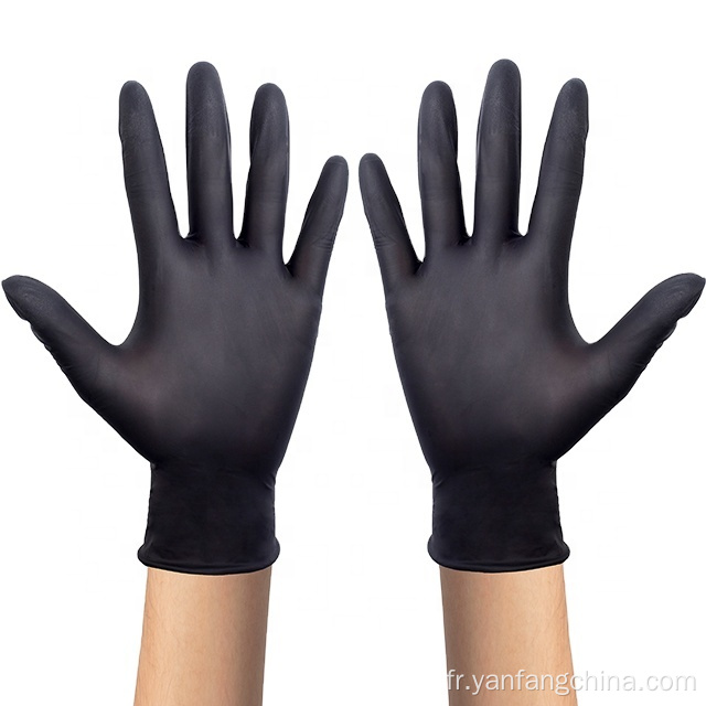 Gants en nitrile jetables gratuits en latex