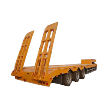 3 Achse 60 Tonnen niedrige Semi -Trailer Lowboy -Anhänger für den Afrika -Markt