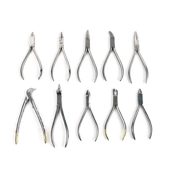 Uncoated Stainless Steel Medical Dental Orthodontic Pliers