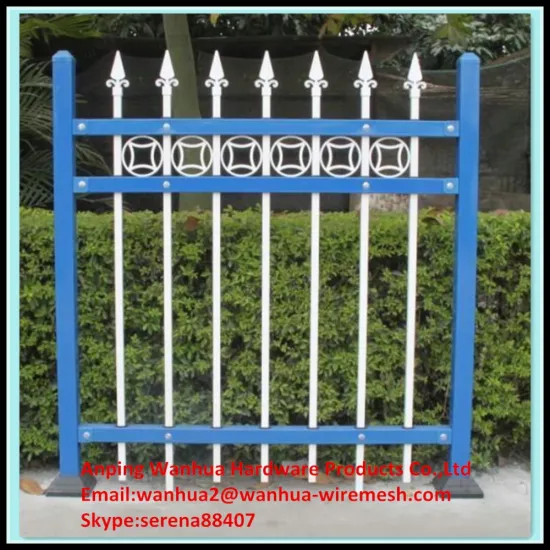pvc powder coating decorative ornamental iron fence