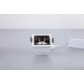 5W 3500K 2.4G Remote Control Square Spotlight-Aluminum