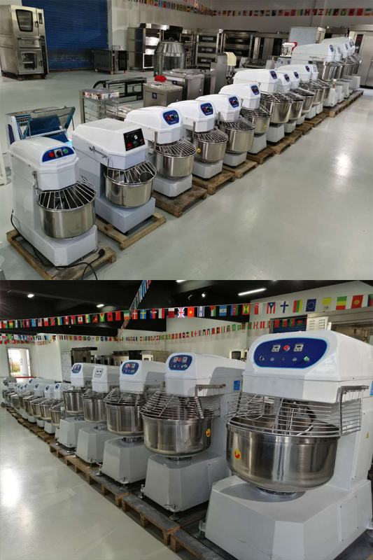 Stainless Steel Heavy Duty 8Kg Dough Maker - Large 50Kg Horizontal Kneader Machine