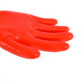 Nylonowa oddychająca biała przędza zanurzona w rękawiczkach ochronnych nitrylowych
