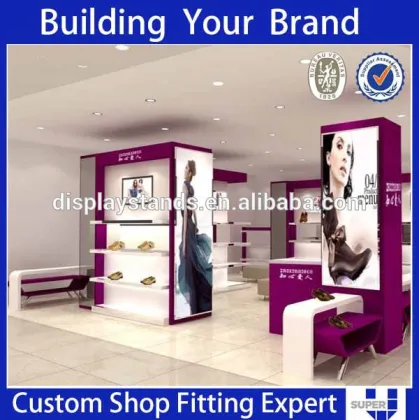 Retail shop cosmetic shop interior furniture design