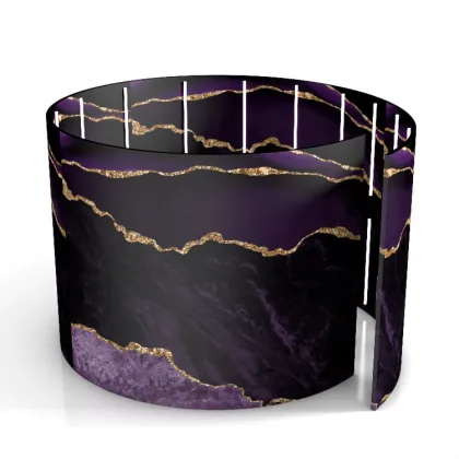 Portable Fabric Photo Booth 360° Enclosure with Color LED Lights