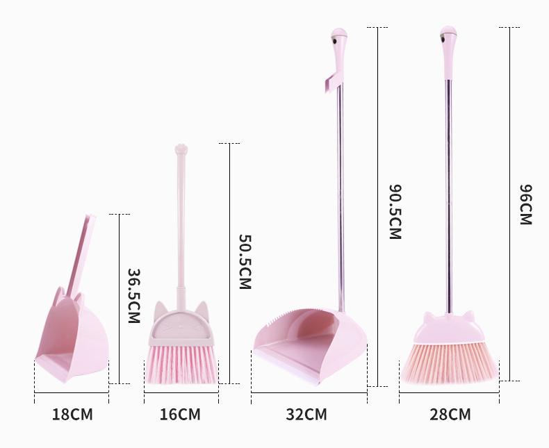 Mini Kids Small Toy Broom Dustpan Combo