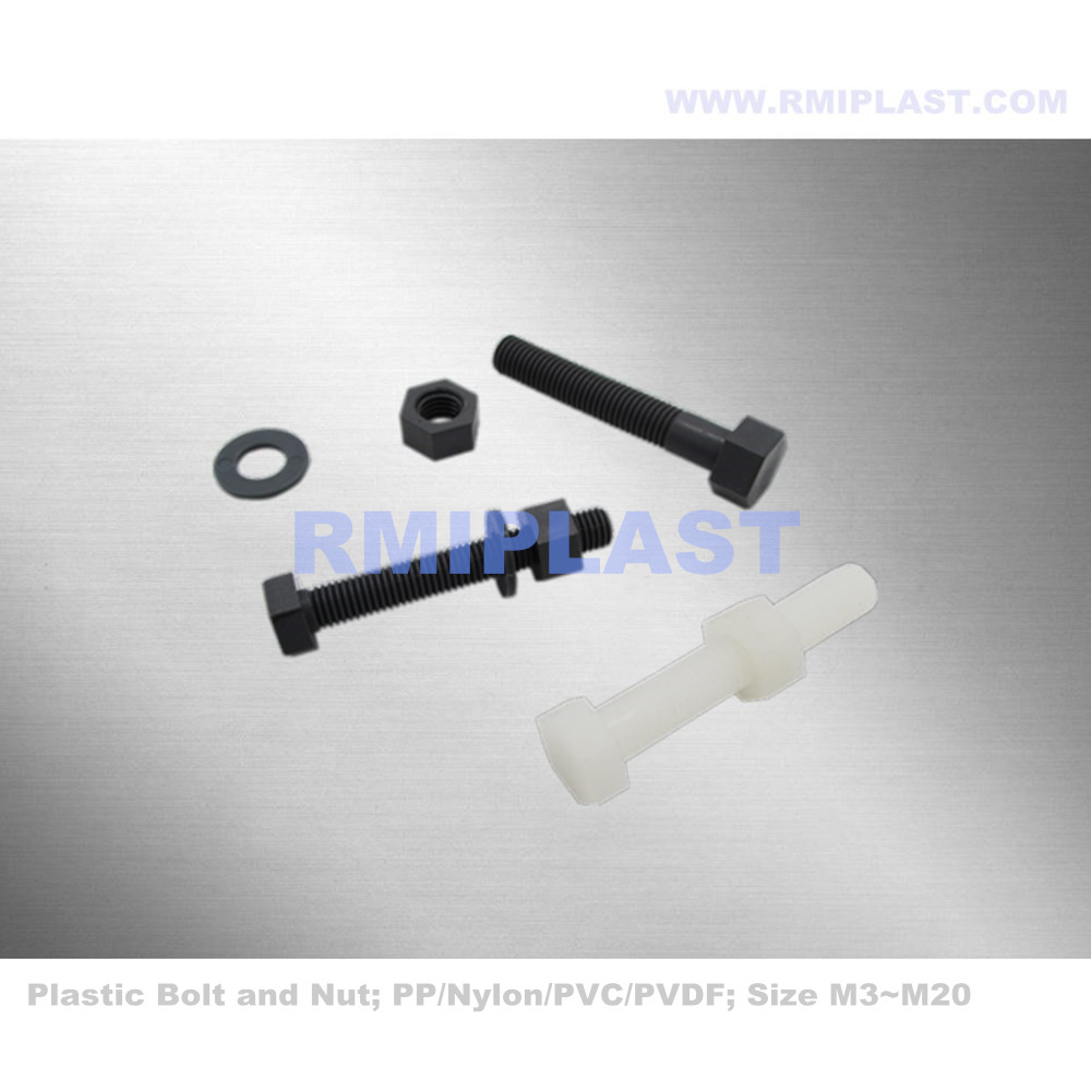 PVC Hex Head Bolt and Nut