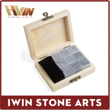 Wholesale Natural 100% Soap Stone Whisky Stone Customized Whisky Stones/Whisky Rock Stone Cube Whisky Ice Cubes/ Whis