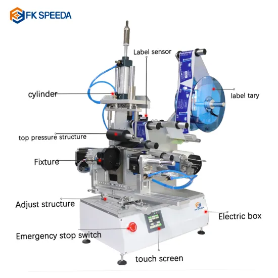 FK616 Semi-Automatic Pet Bottle Labeling Machine: Efficient Sticker Application for Flat Bottles