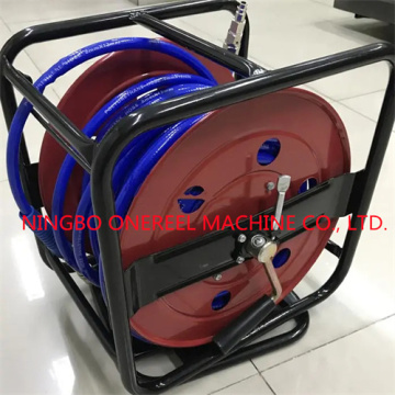 Portable Swivel Base Hand Crank Hose Reel Rack