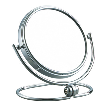 Miroir rond de vanité bidirectionnelle