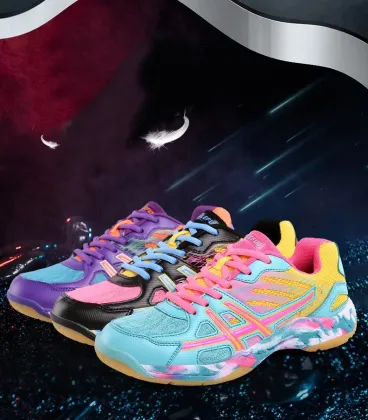 Unisex Volleyball Shoes: Breathable Asics with Mesh and Strong Traction for Men, Women