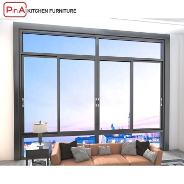 PINAI European House Aluminum Alloy Double Glazed Sliding Window Designs