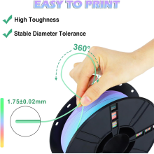 Matte Rainbow PLA Filament 1.75mm