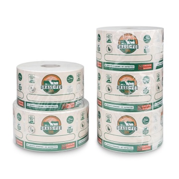 Customized copperplate paper stickers for logos