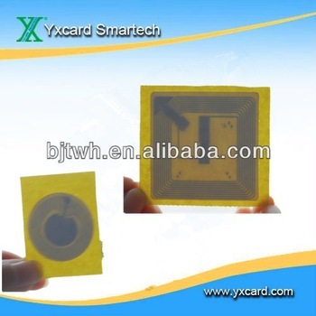 RFID 13.56MHz adhesive sticker labels for car