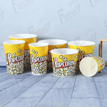 Movie popcorn paper cup bucket