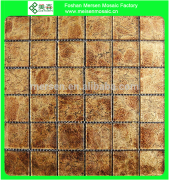 Premium mosaics interior wall decoration material crystal glass mosaic C012