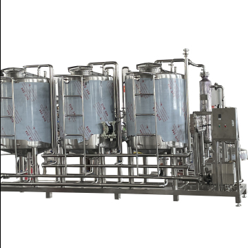 ระบบทำความสะอาด CIP อัตโนมัติ 1000L ผลิตในประเทศจีนสำหรับโรงงานอาหาร