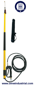 24ft Pressure Washer Telescoping Wand with Belt Strap Support