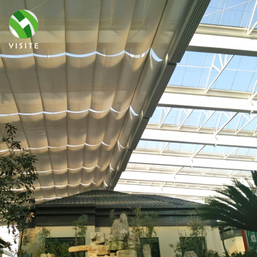 Tende a soffitto a soffitto elettriche decorative di vetro interno UST personalizzato