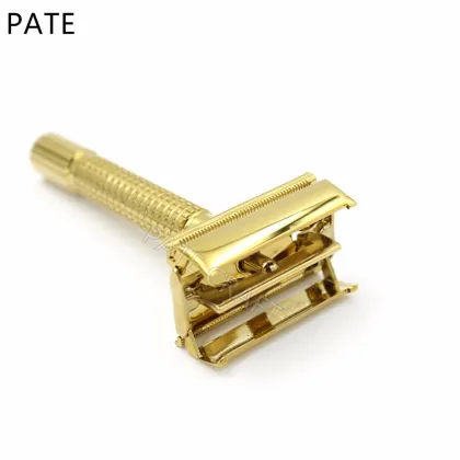 MS9508A gold double edge safety razor butterfly shave razor Men gift