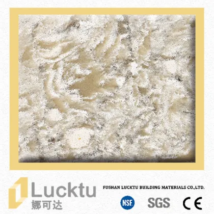High quality artificial quartz stone with particle stone board from china