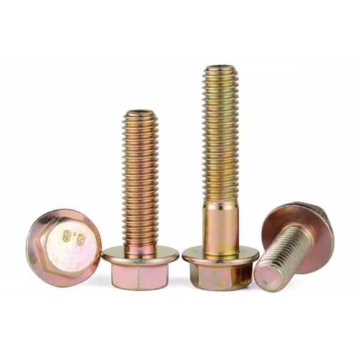 Yellow Zinc Metric Hex Flange Head Machine Screw Specifications