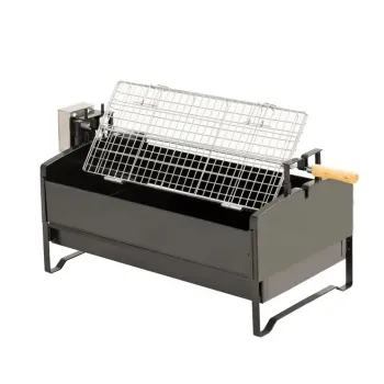 Small Outdoor Automatic Rotary Barbecue Grill and Chicken BBQ Grill