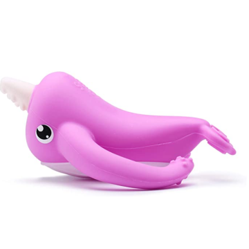 Custom Whale Shape Soft Silicone Teething Toothbrush
