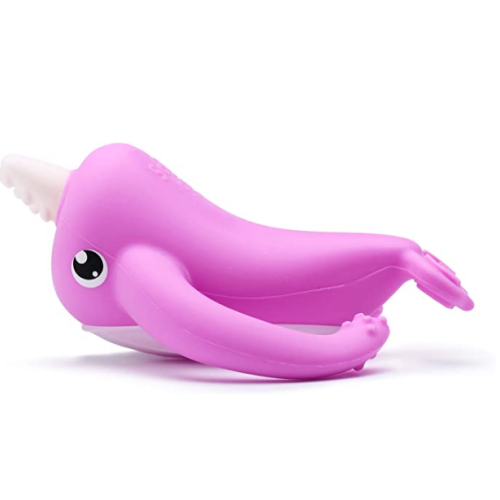 Custom Whale Shape Soft Silicone Tandborste